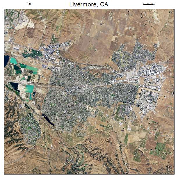 Livermore, CA air photo map