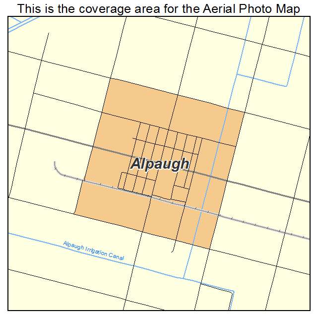 Alpaugh, CA location map 