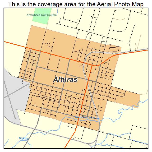 Alturas, CA location map 