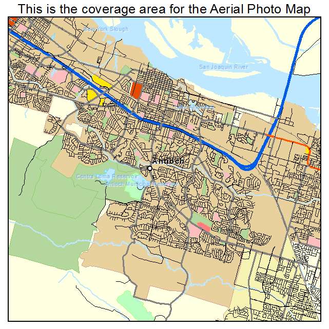 Antioch, CA location map 