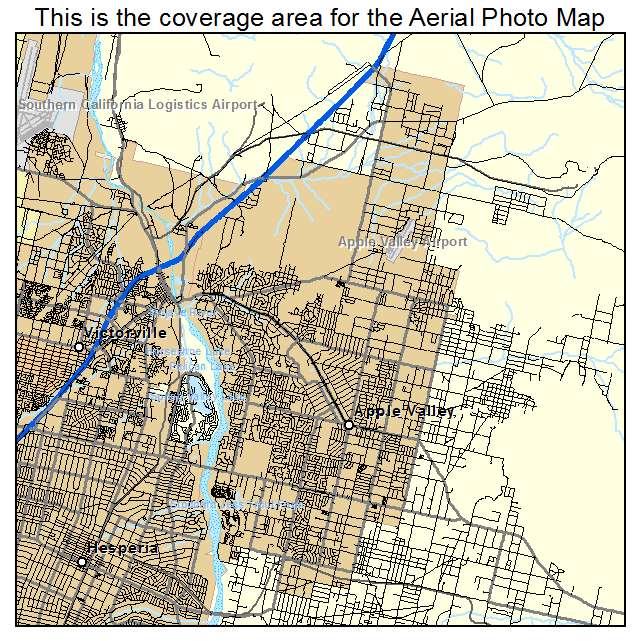 Apple Valley, CA location map 