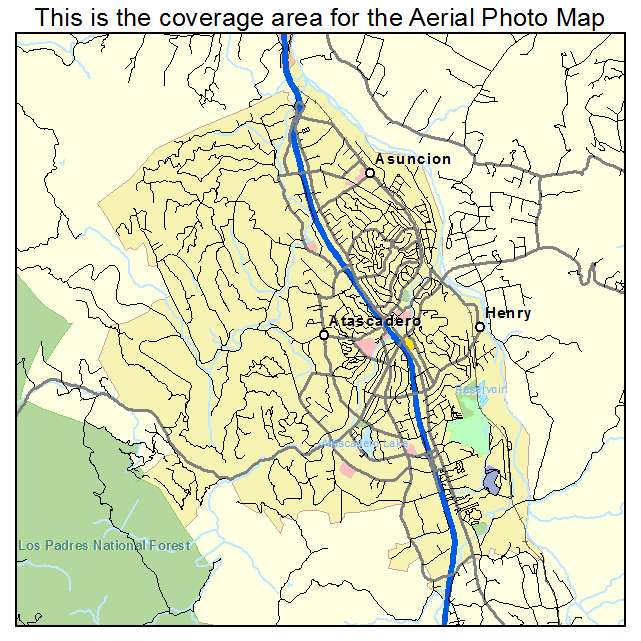 Atascadero, CA location map 