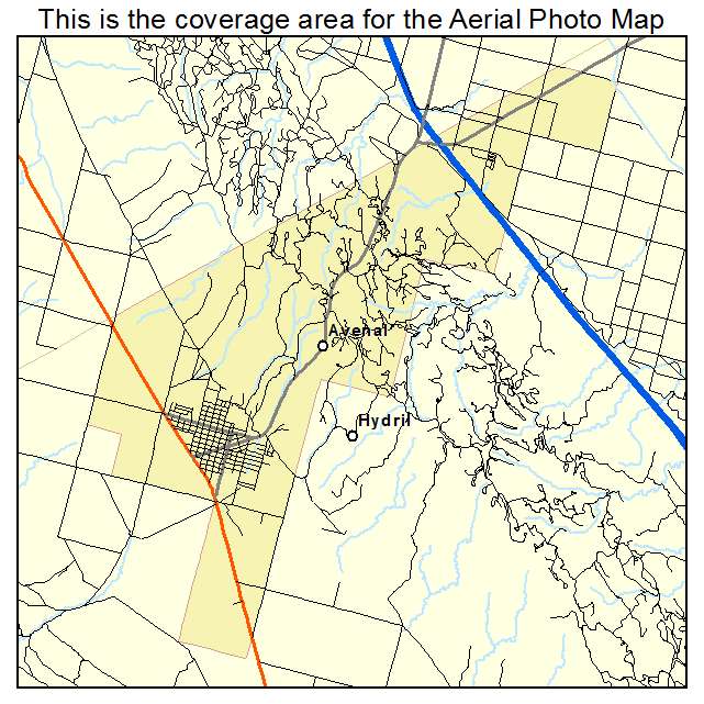 Avenal, CA location map 
