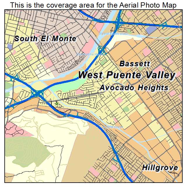 Avocado Heights, CA location map 