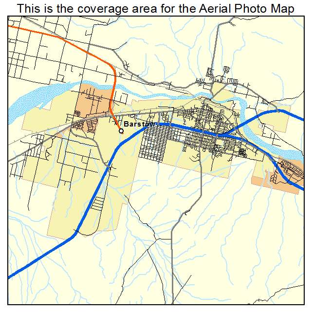 Barstow, CA location map 