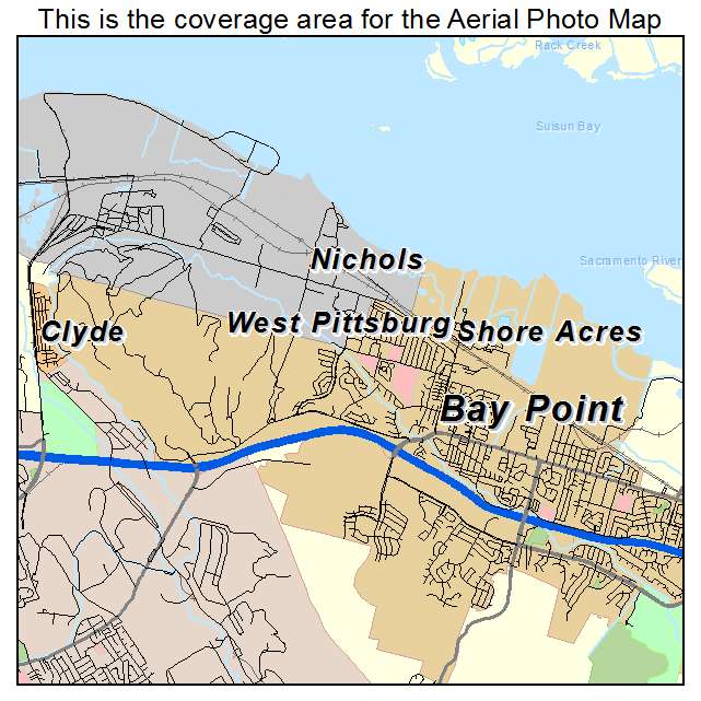 Bay Point, CA location map 