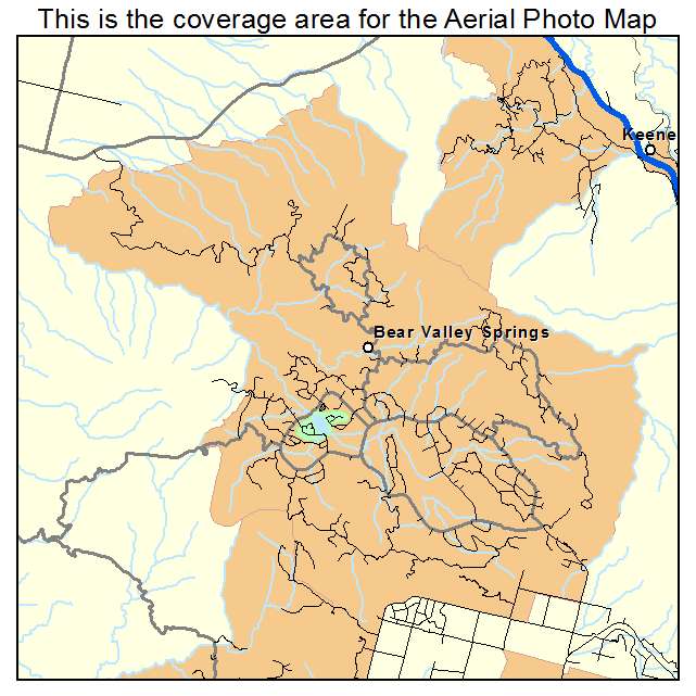 Bear Valley Springs, CA location map 