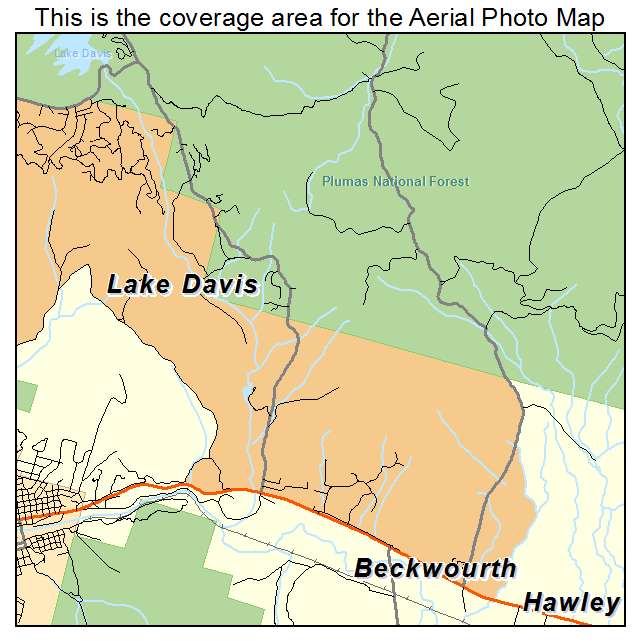 Beckwourth, CA location map 