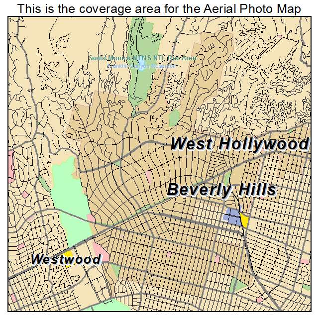Beverly Hills, CA location map 