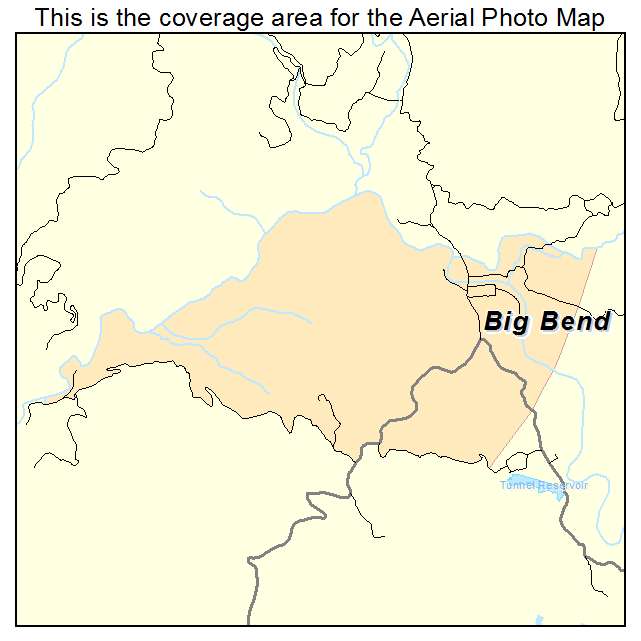 Big Bend, CA location map 
