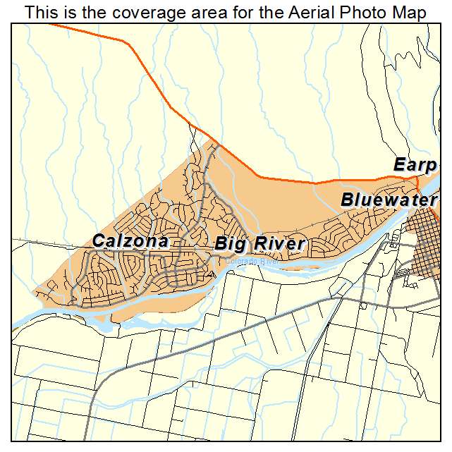 Big River, CA location map 