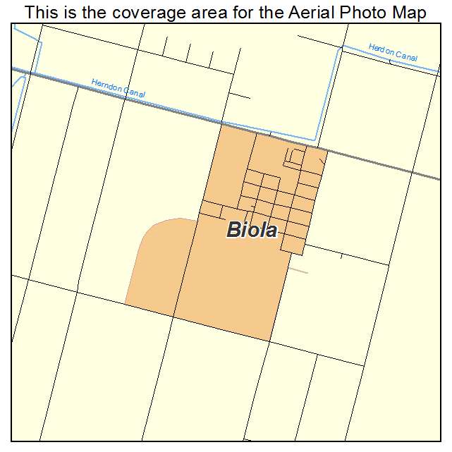 Biola, CA location map 