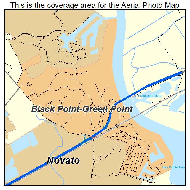 Black Point Green Point, CA location map 