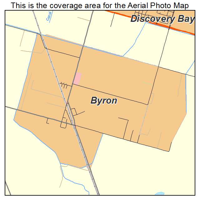 Byron, CA location map 