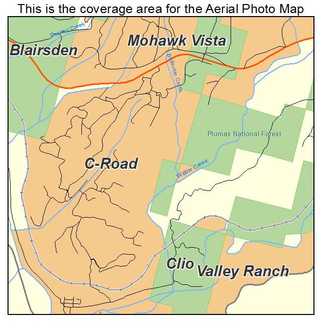 C Road, CA location map 