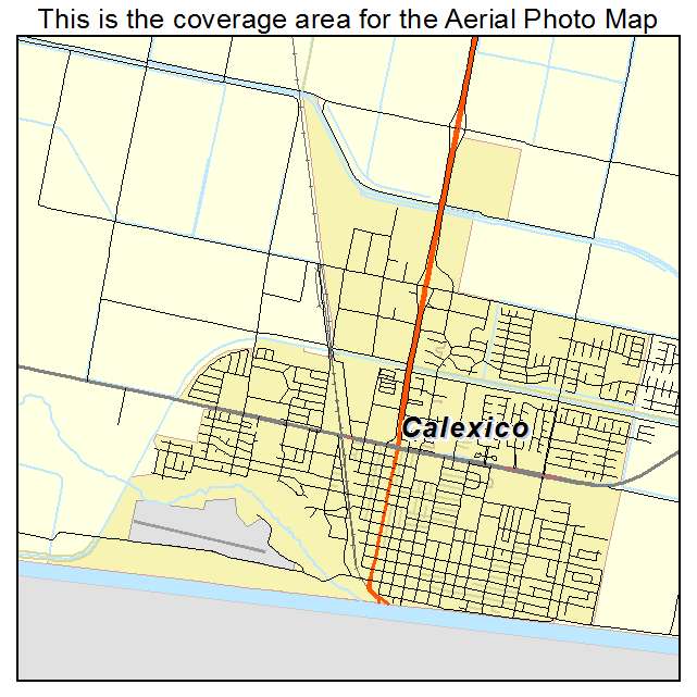 Calexico, CA location map 