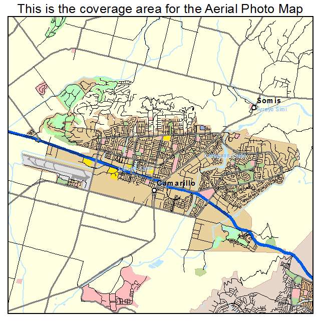 Camarillo, CA location map 