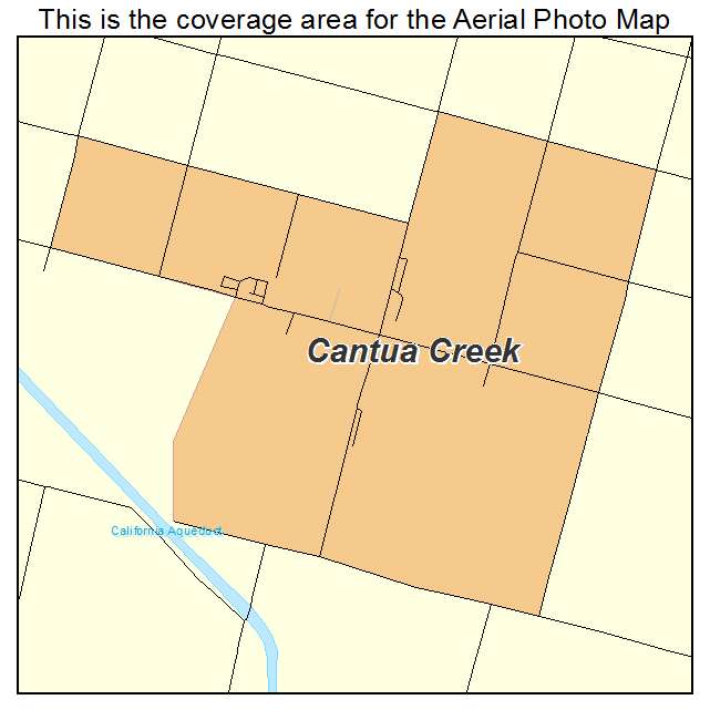 Cantua Creek, CA location map 
