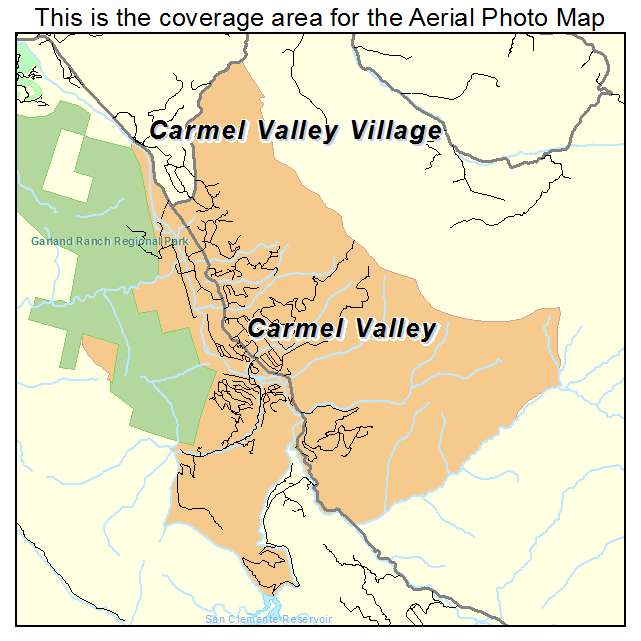 Carmel Valley Village, CA location map 