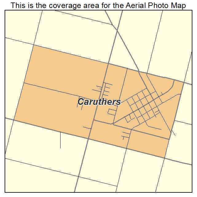 Caruthers, CA location map 