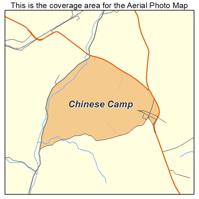 Chinese Camp, CA location map 