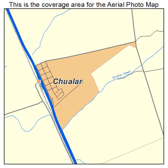 Chualar, CA location map 