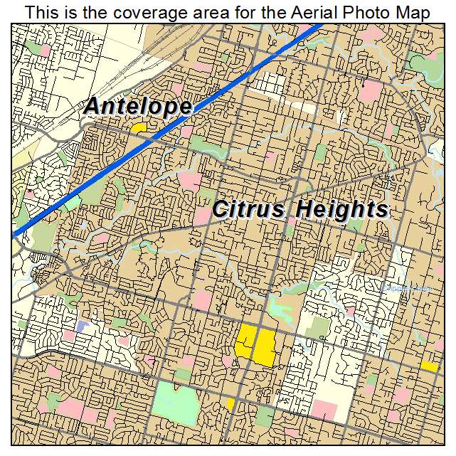 Citrus Heights, CA location map 