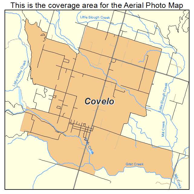 Covelo, CA location map 