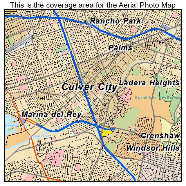 Culver City, CA location map 