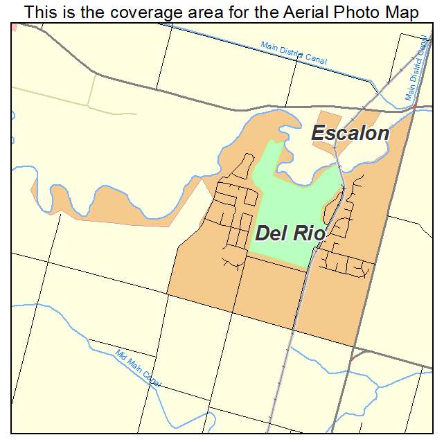 Del Rio, CA location map 