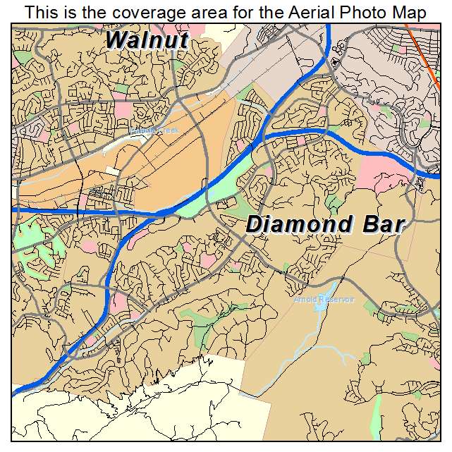 Diamond Bar, CA location map 