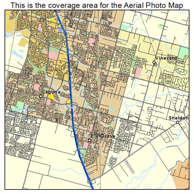 Elk Grove, CA location map 