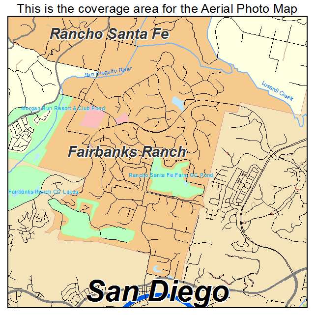 Fairbanks Ranch, CA location map 