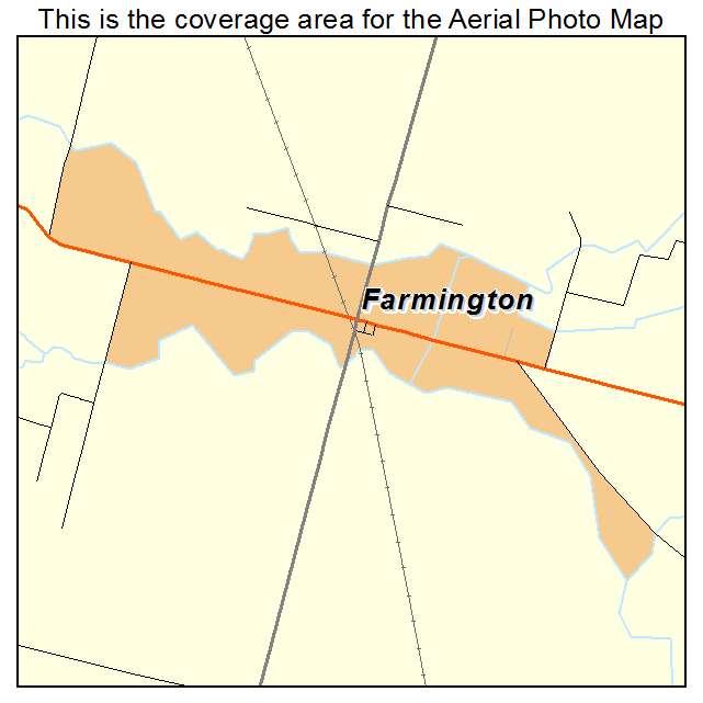 Farmington, CA location map 