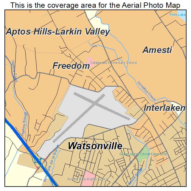 Freedom, CA location map 