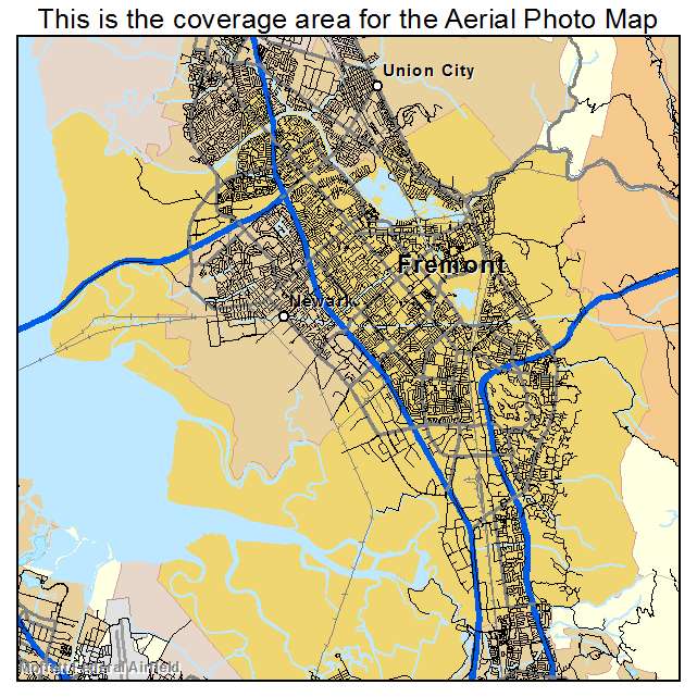 Fremont, CA location map 