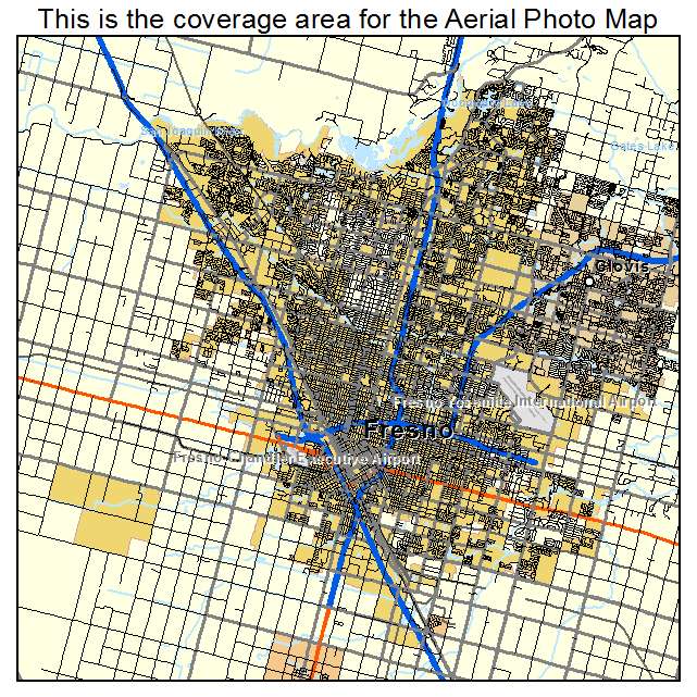 Fresno, CA location map 