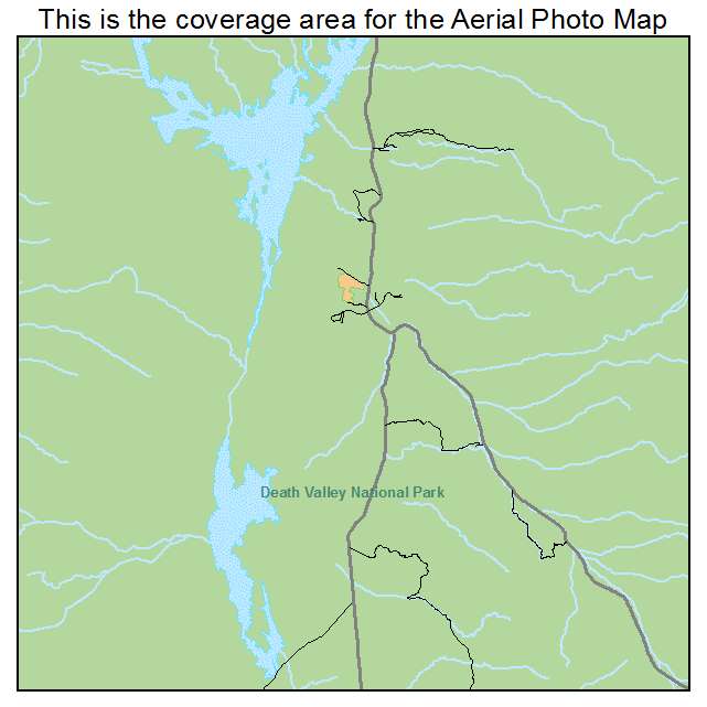 Furnace Creek, CA location map 