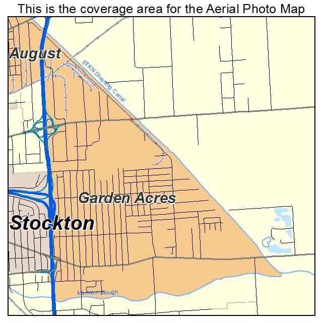 Garden Acres, CA location map 