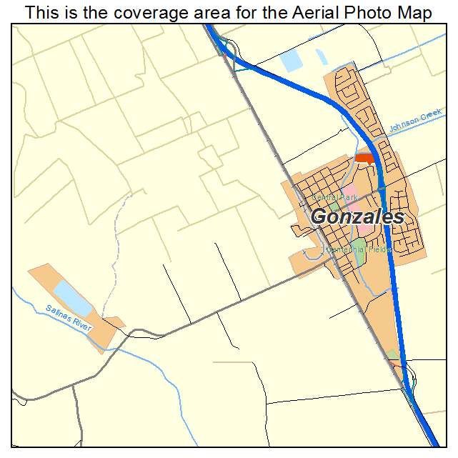 Gonzales, CA location map 