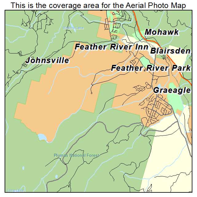 Graeagle, CA location map 