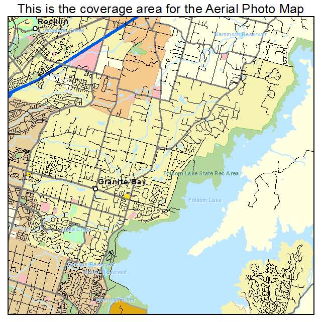 Granite Bay, CA location map 