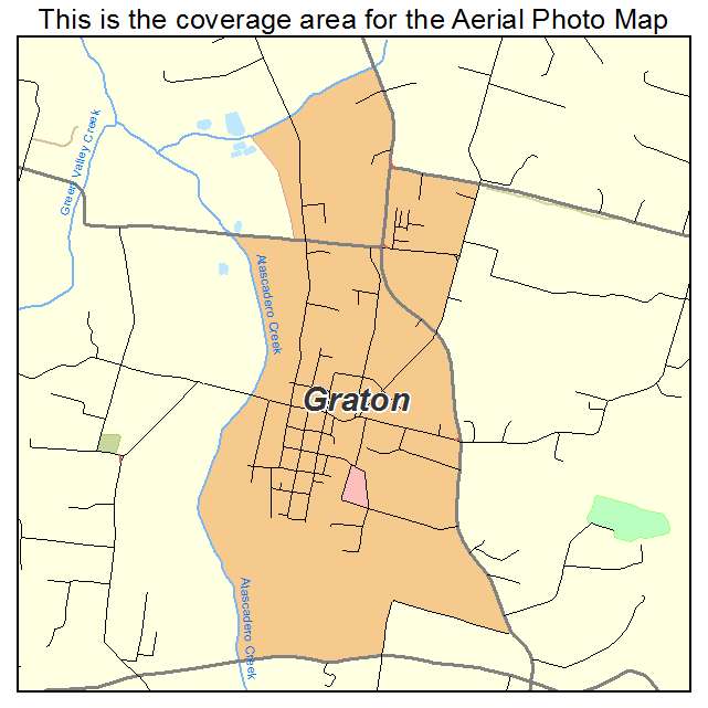 Graton, CA location map 