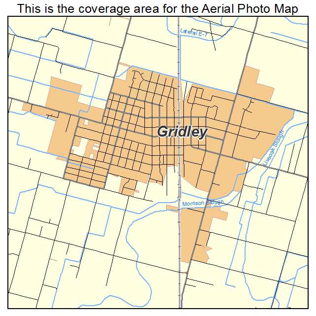 Gridley, CA location map 