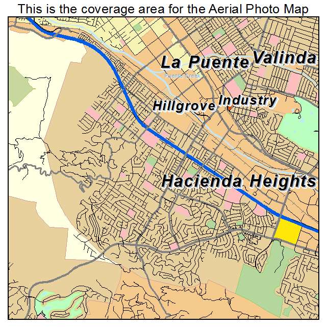 Hacienda Heights, CA location map 