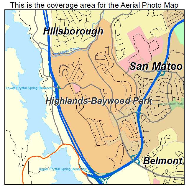 Highlands Baywood Park, CA location map 