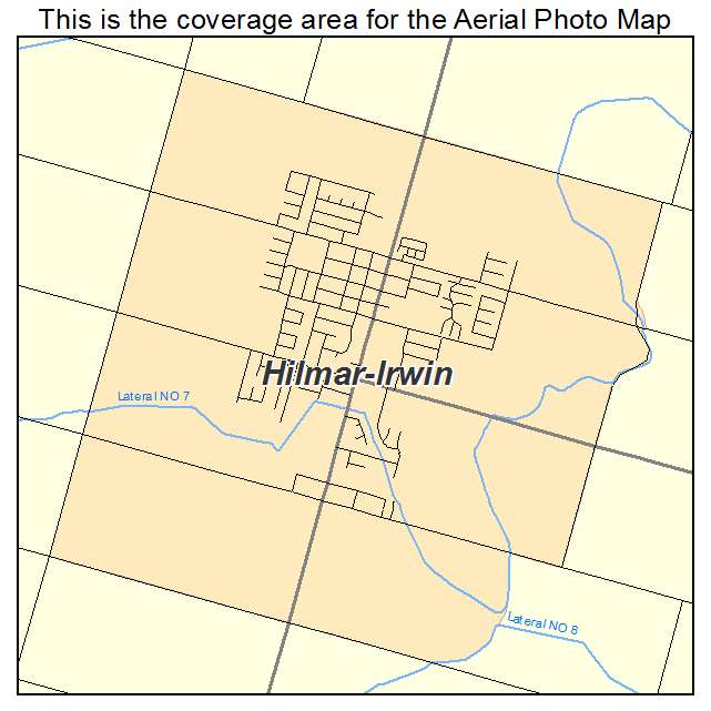 Hilmar Irwin, CA location map 