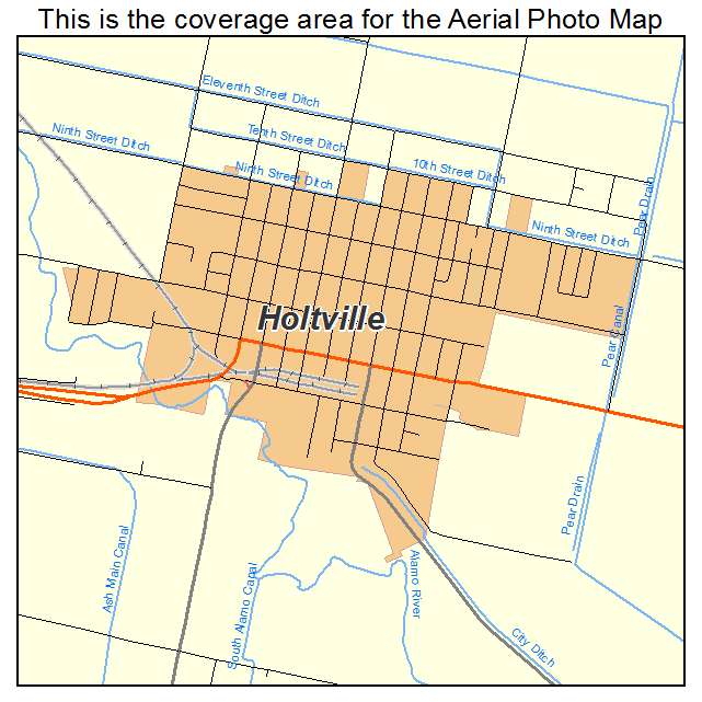 Holtville, CA location map 