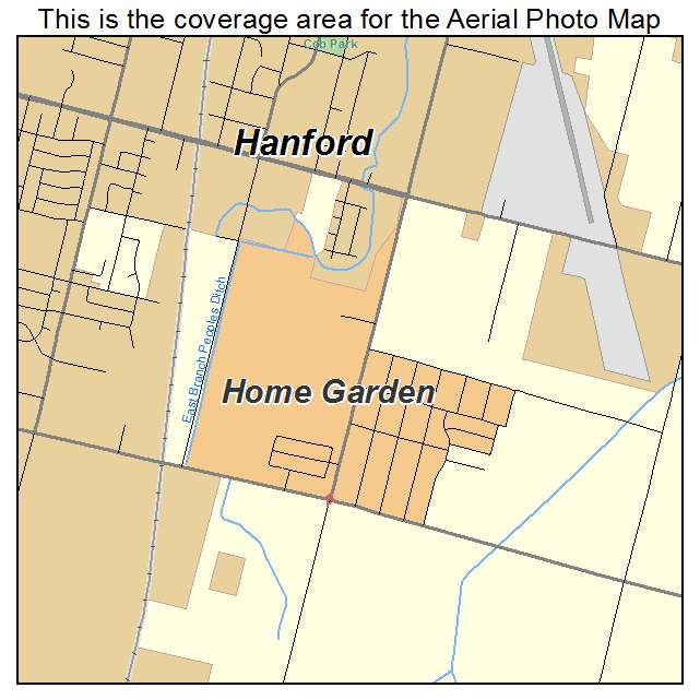 Home Garden, CA location map 