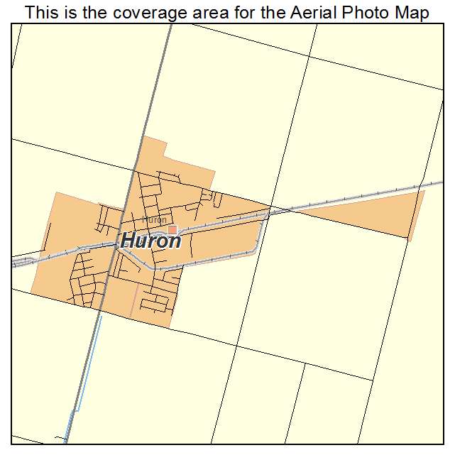 Huron, CA location map 